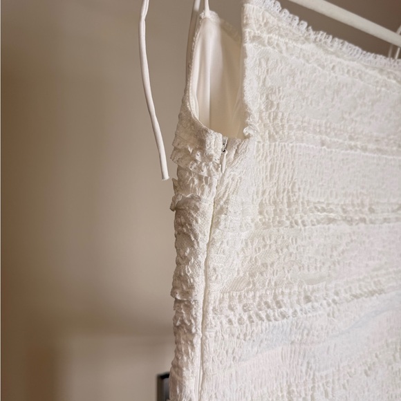 These Three White Ruffle Maxi Dress - Picture 3 of 5